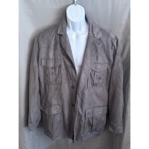 Botany 500 Mens Gray Lightweight Chore Sportcoat/Blazer - L